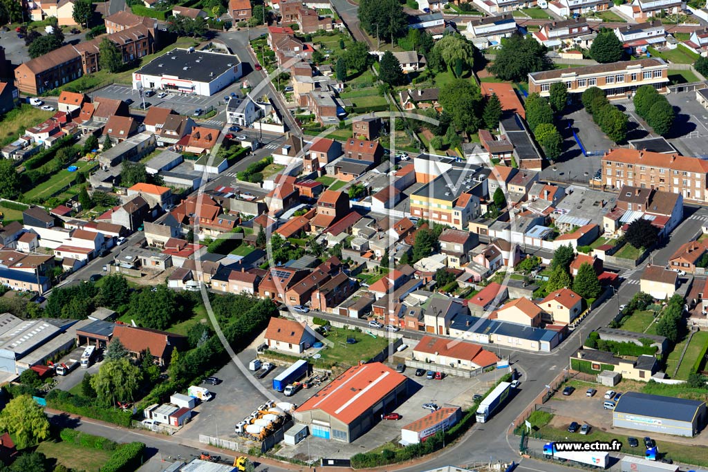 Photo arienne de Montigny-en-Gohelle
