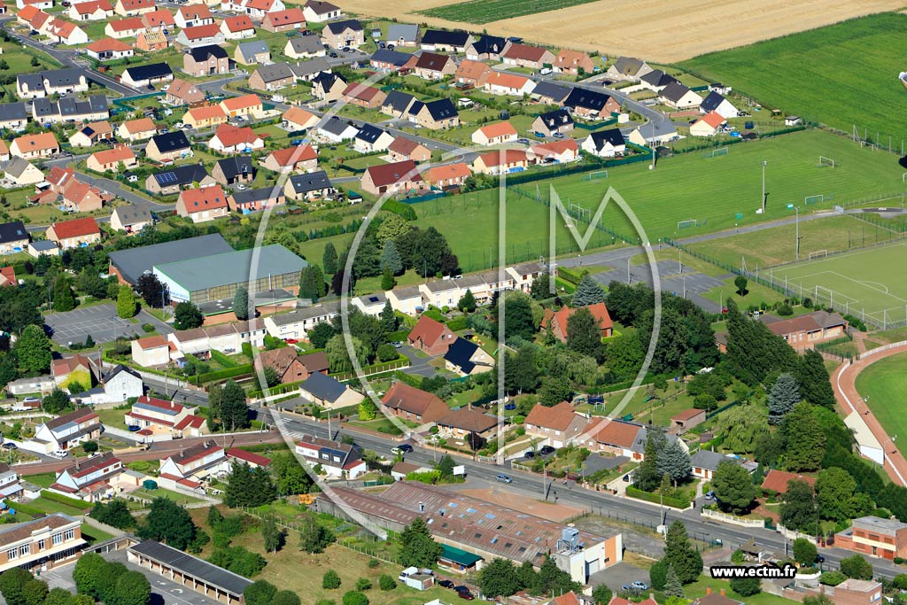 Photo arienne de Montigny-en-Gohelle