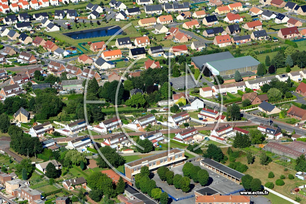 Photo arienne de Montigny-en-Gohelle