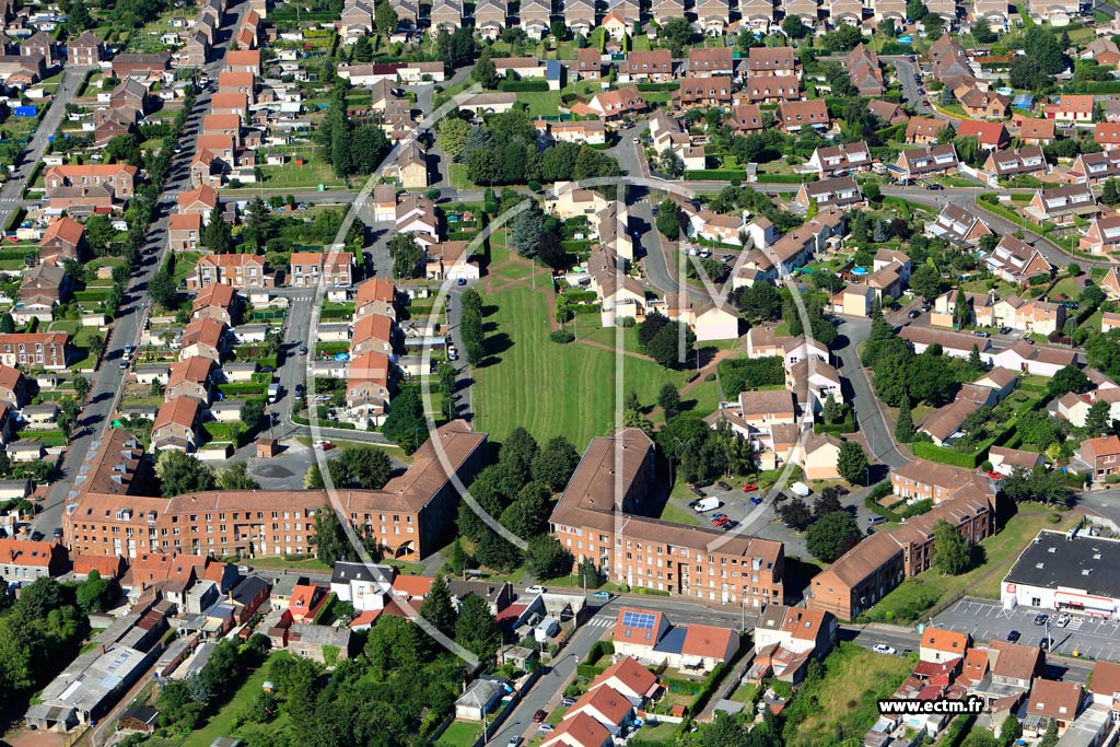 Photo arienne de Montigny-en-Gohelle