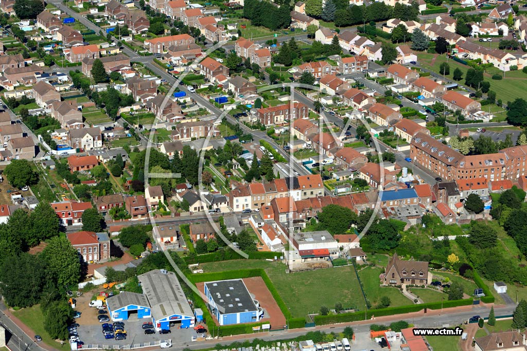 Photo arienne de Montigny-en-Gohelle