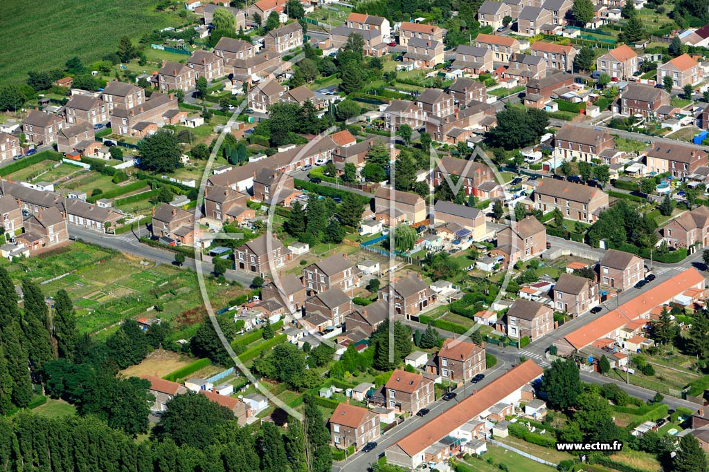 Photo arienne de Montigny-en-Gohelle
