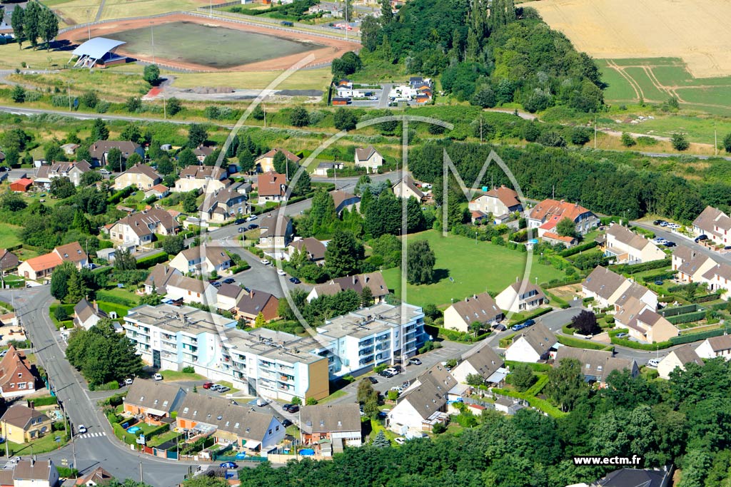 Photo arienne de Mricourt