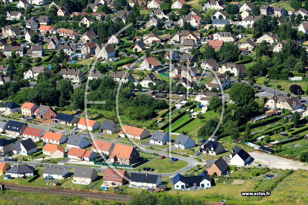 Photo arienne de Mricourt
