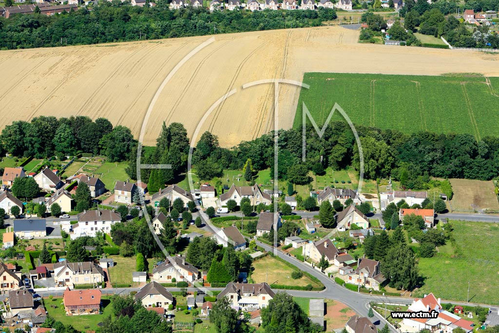 Photo arienne de Mricourt