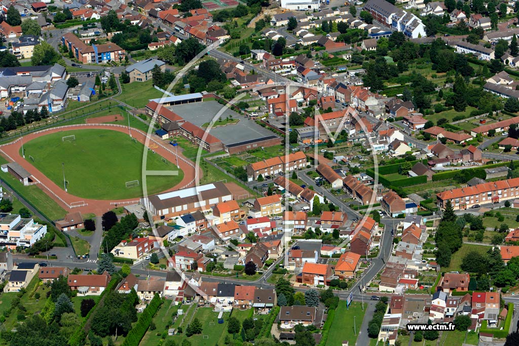 Photo arienne de Noyelles-Godault (Quartier de l'Avenue de la Rpublique)