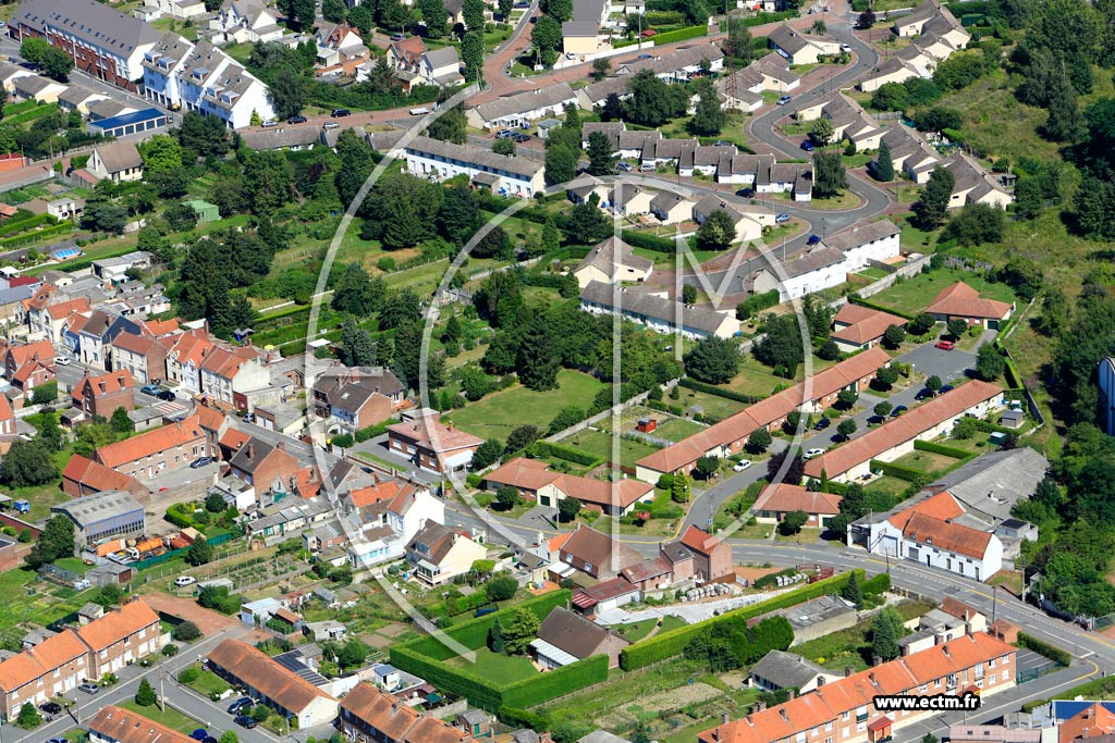 Photo arienne de Noyelles-Godault (Quartier de l'Avenue de la Rpublique)