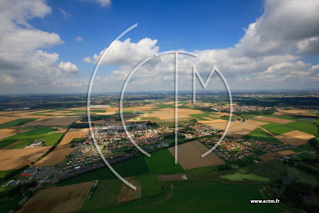 Photo arienne de Noyelles-ls-Vermelles