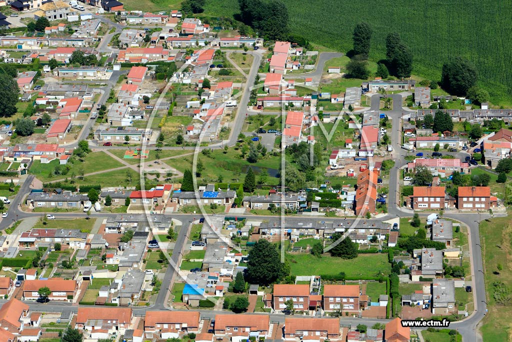 Photo arienne de Oignies (Cit de la Justice)