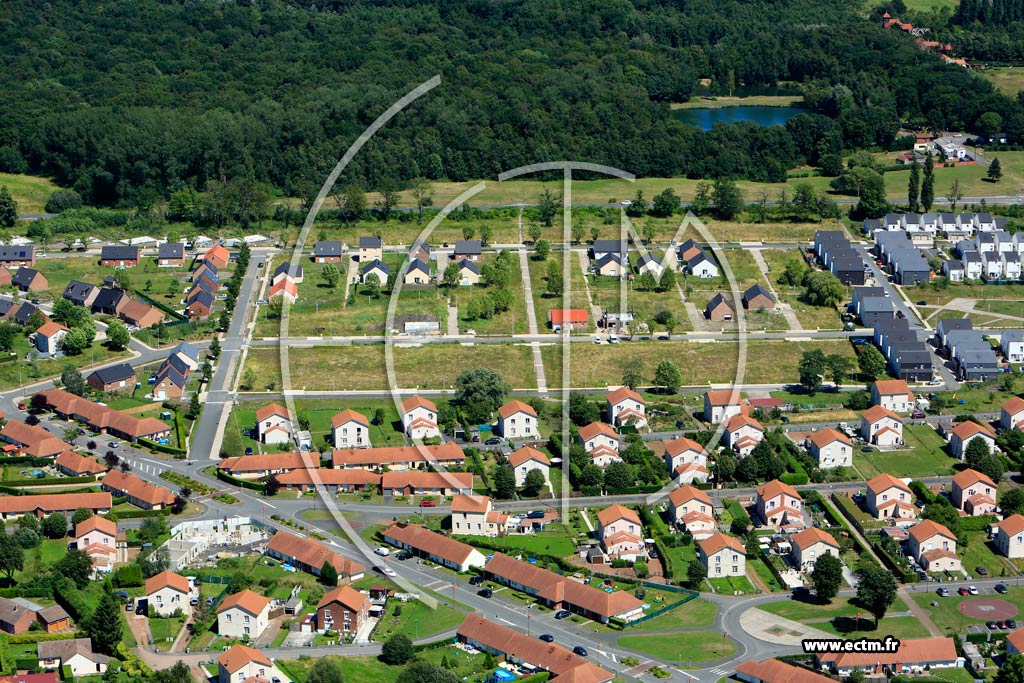 Photo arienne de Ostricourt (Quartier de l'Avenue Franois Mittrand)