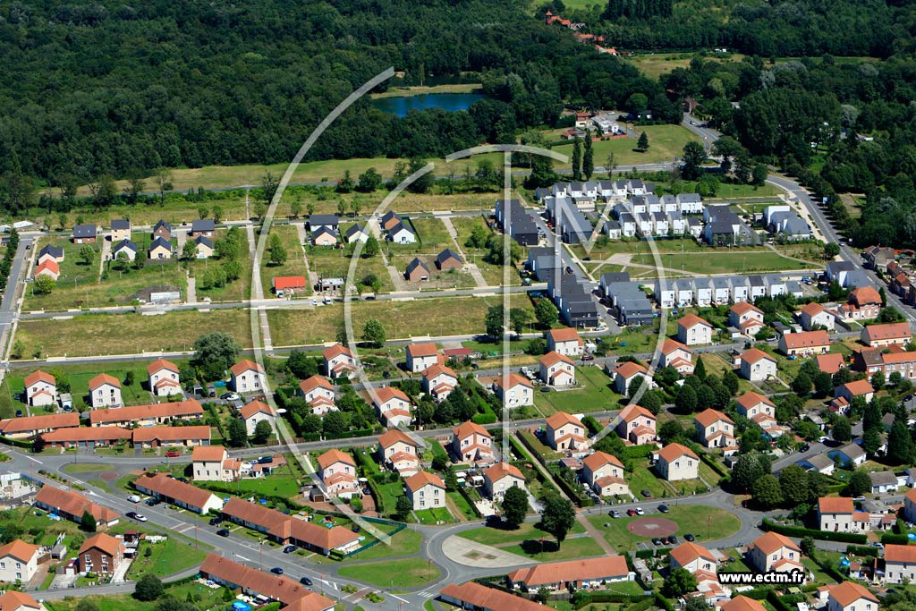 Photo arienne de Ostricourt (Quartier de l'Avenue Franois Mittrand)