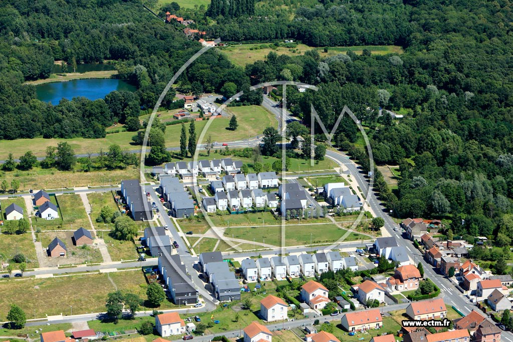 Photo arienne de Ostricourt (Quartier de l'Avenue Franois Mittrand)