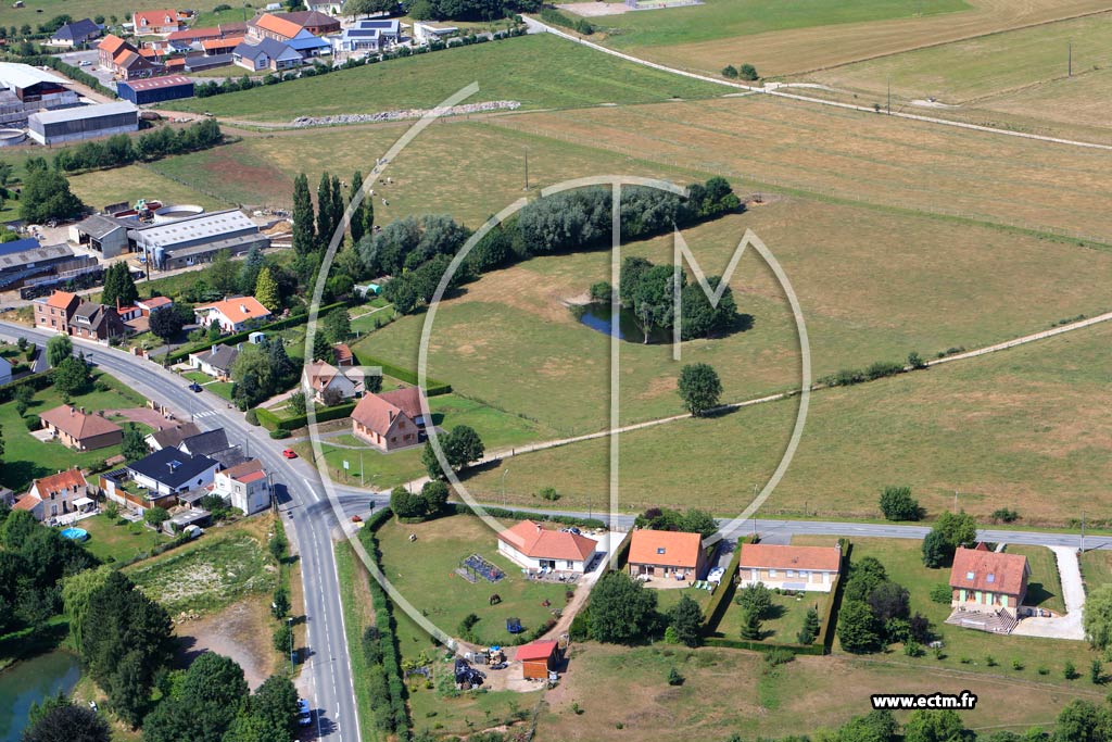 Photo arienne de Rebreuve-Ranchicourt