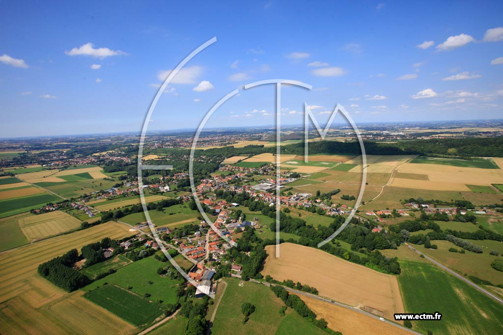Photo arienne de Rebreuve-Ranchicourt