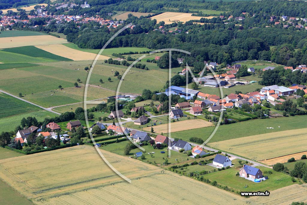 Photo arienne de Rebreuve-Ranchicourt