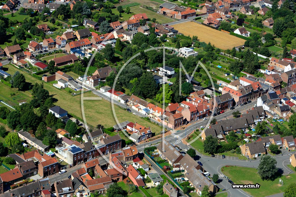 Photo arienne de Sainghin-en-Weppes (Quartier de la Rue du Gnral Leclerc)
