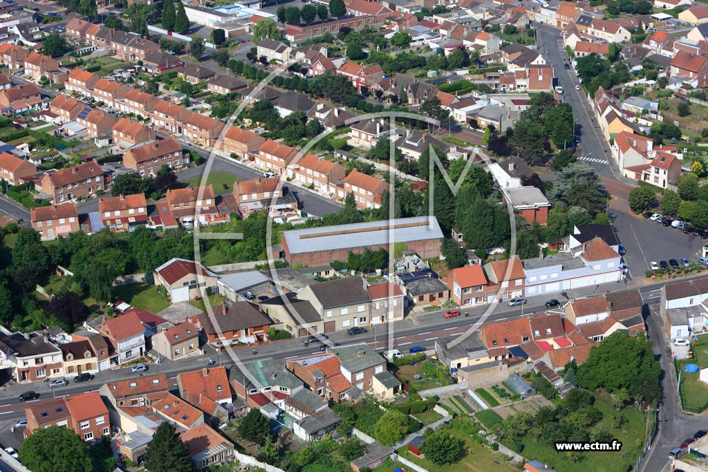Photo arienne de Sains-en-Gohelle
