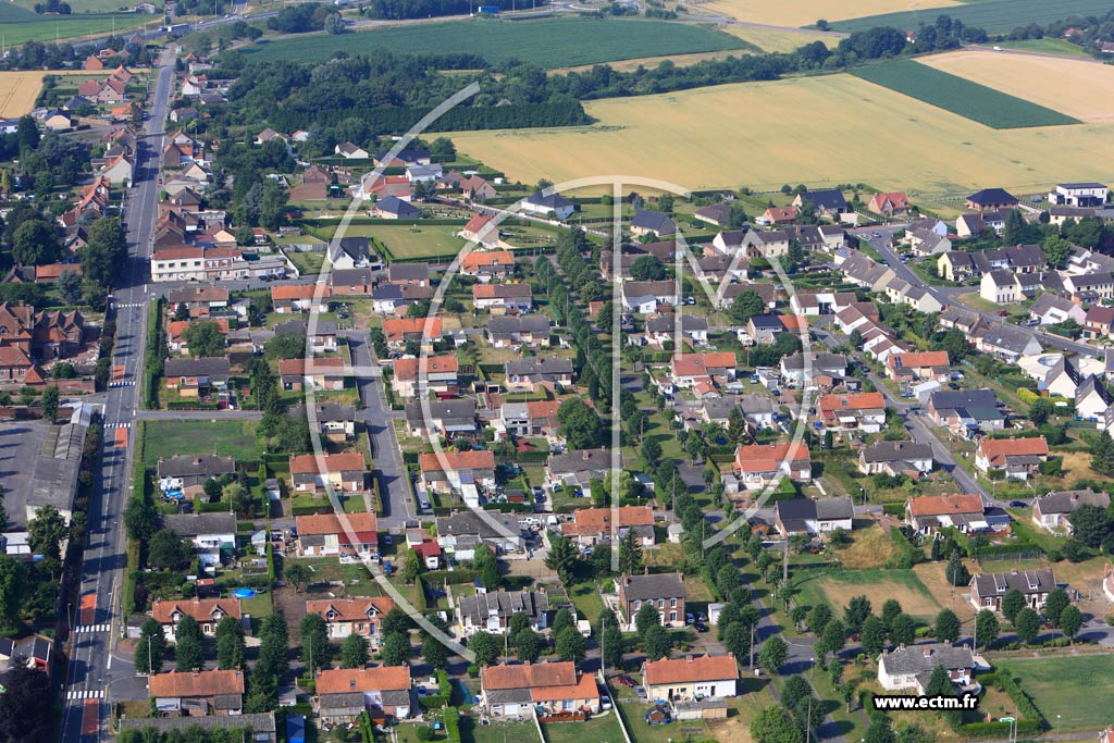 Photo arienne de Sains-en-Gohelle