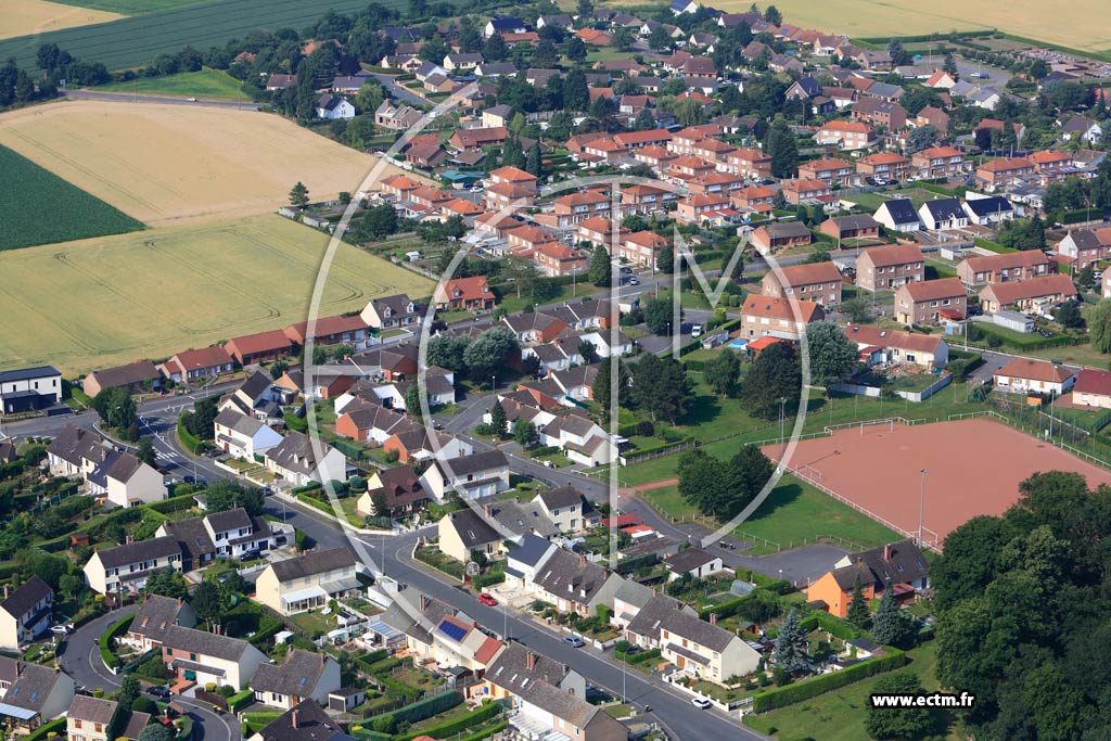 Photo arienne de Sains-en-Gohelle