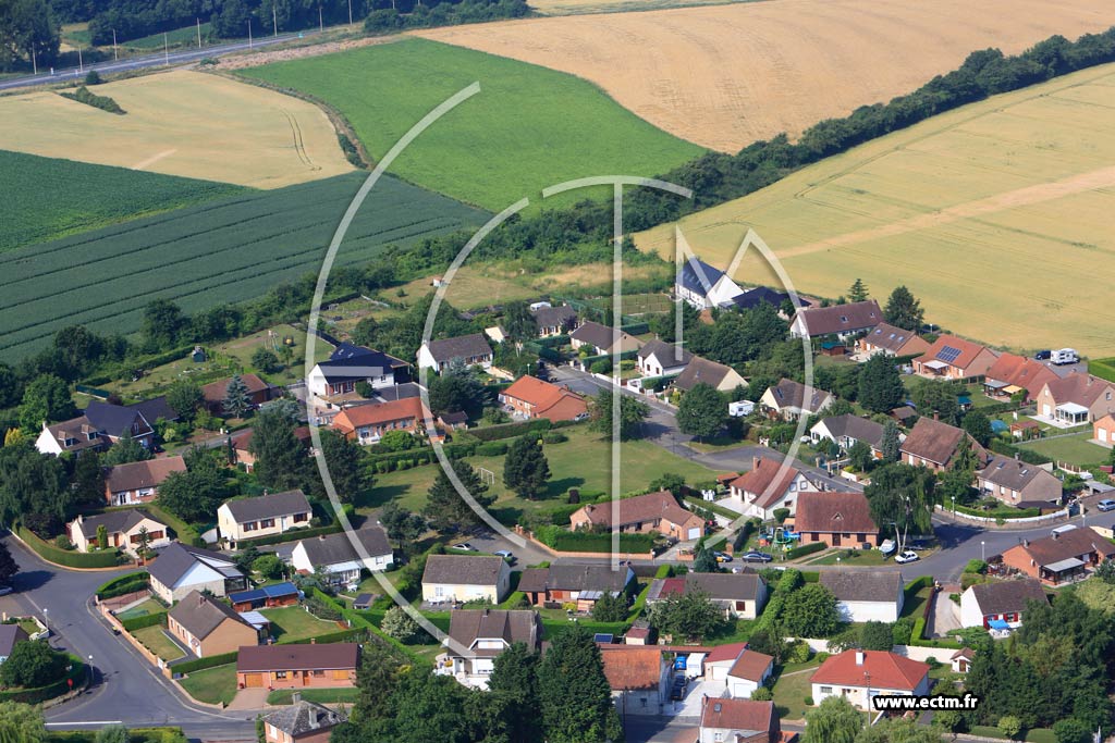 Photo arienne de Sains-en-Gohelle