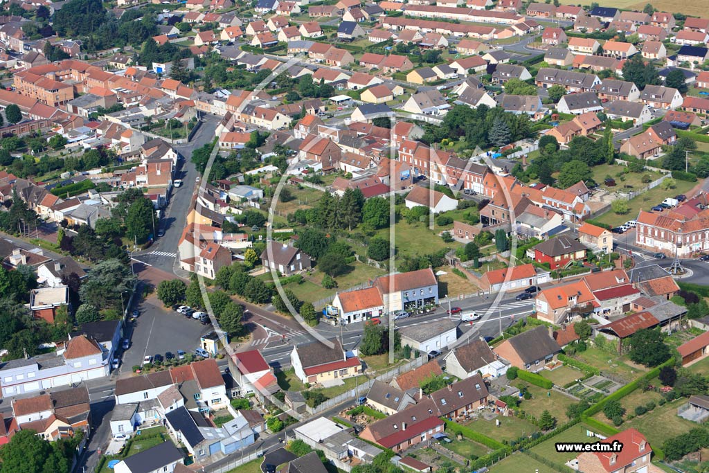 Photo arienne de Sains-en-Gohelle (Quartier Jaures-Leclerc)