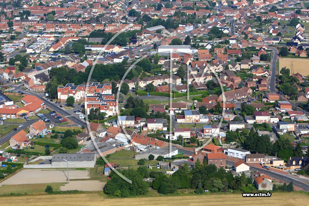 Photo arienne de Sains-en-Gohelle (Quartier Montant-Musset)