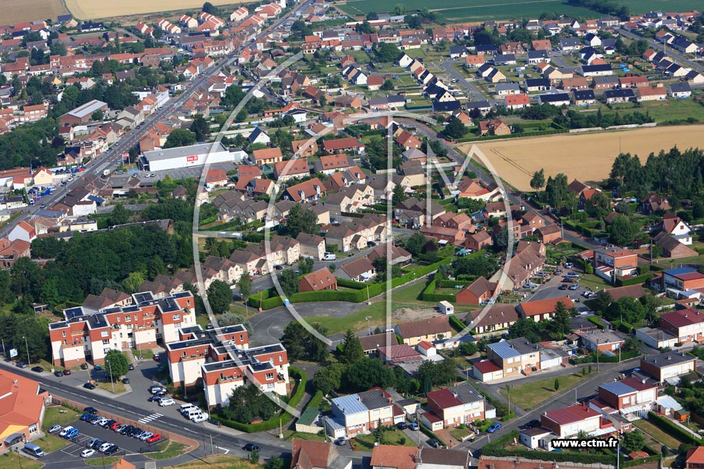 Photo arienne de Sains-en-Gohelle (Quartier Montant-Musset)