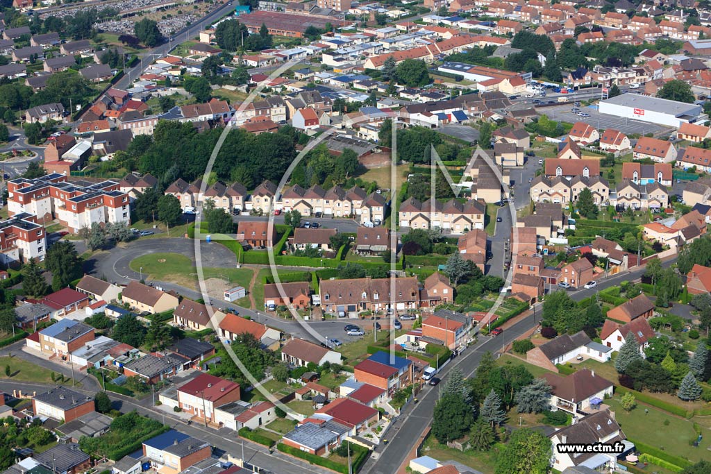 Photo arienne de Sains-en-Gohelle (Quartier Montant-Musset)