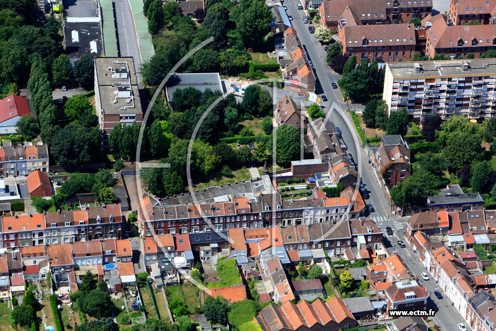 Photo arienne de Seclin (Quartier de la Rue Roger Bouvry)