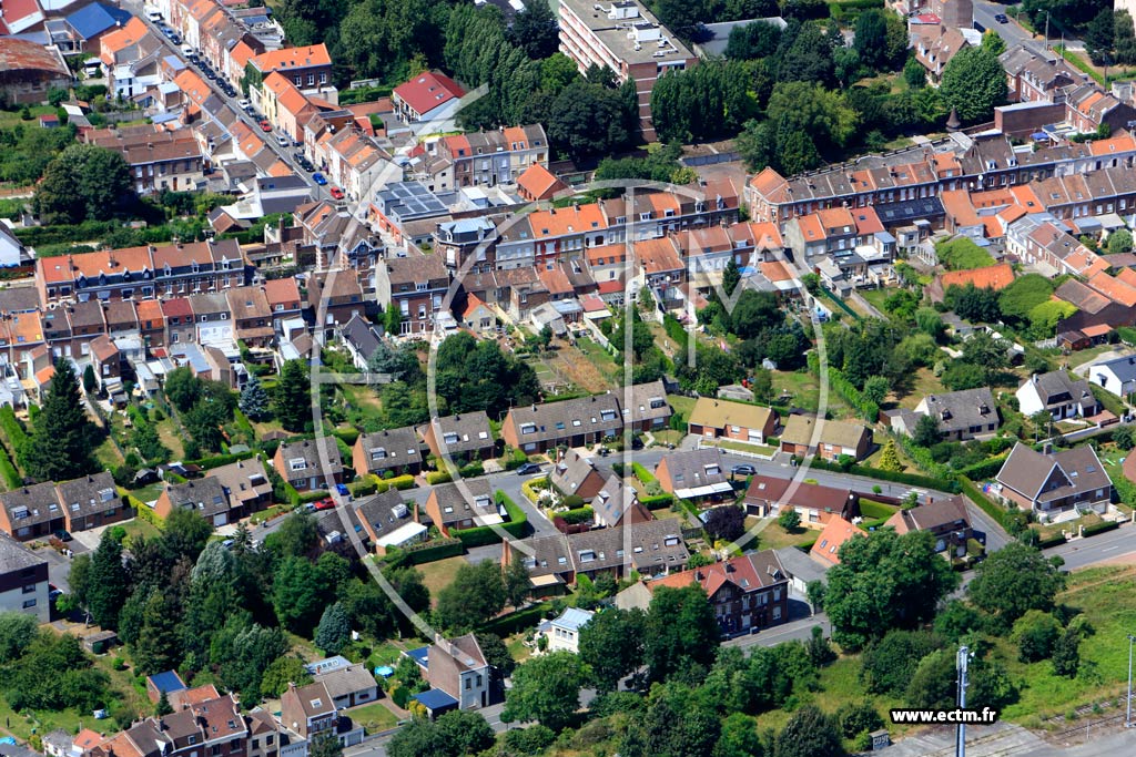 Photo arienne de Seclin (Quartier de la Rue Roger Bouvry)