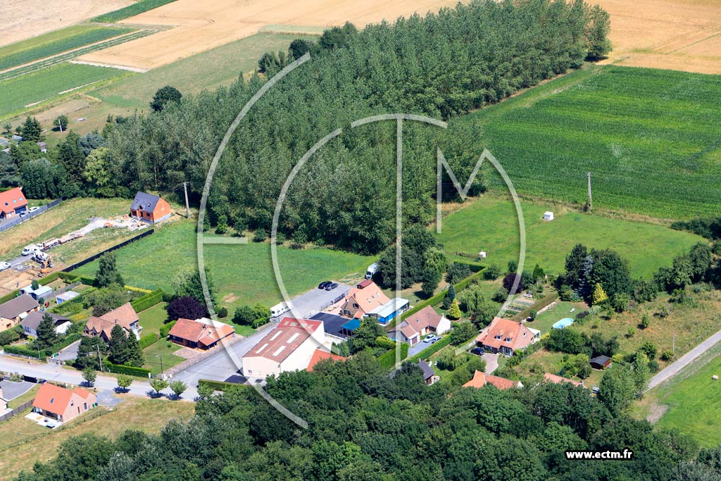 Photo arienne de Tourmignies (La Bourlire)