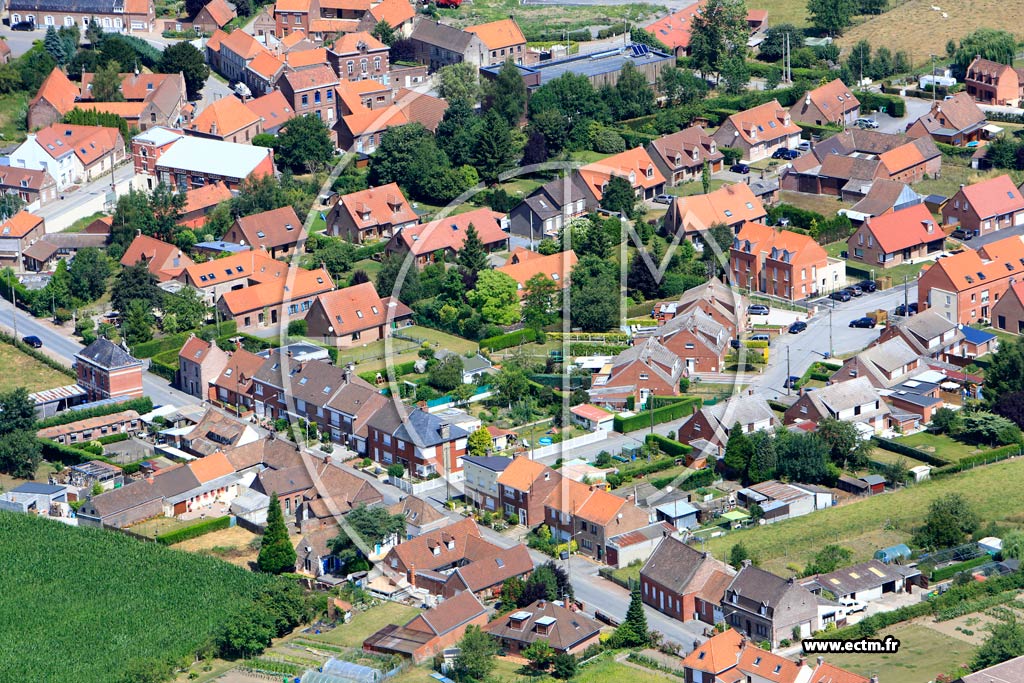 Photo arienne de Tourmignies (La Bourlire)