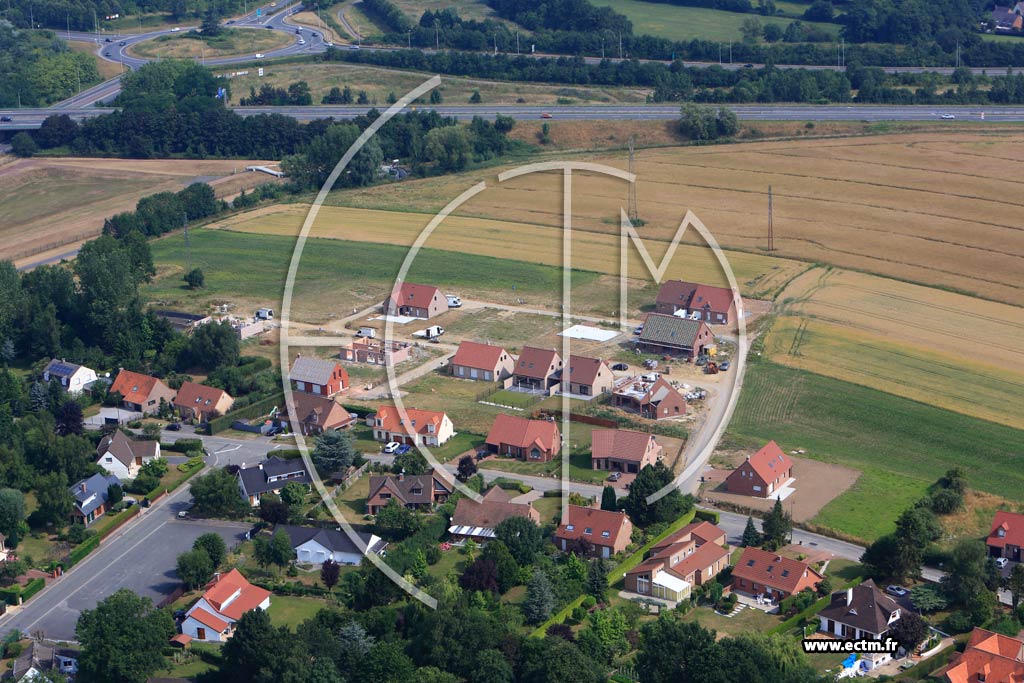 Photo arienne de Vaudricourt