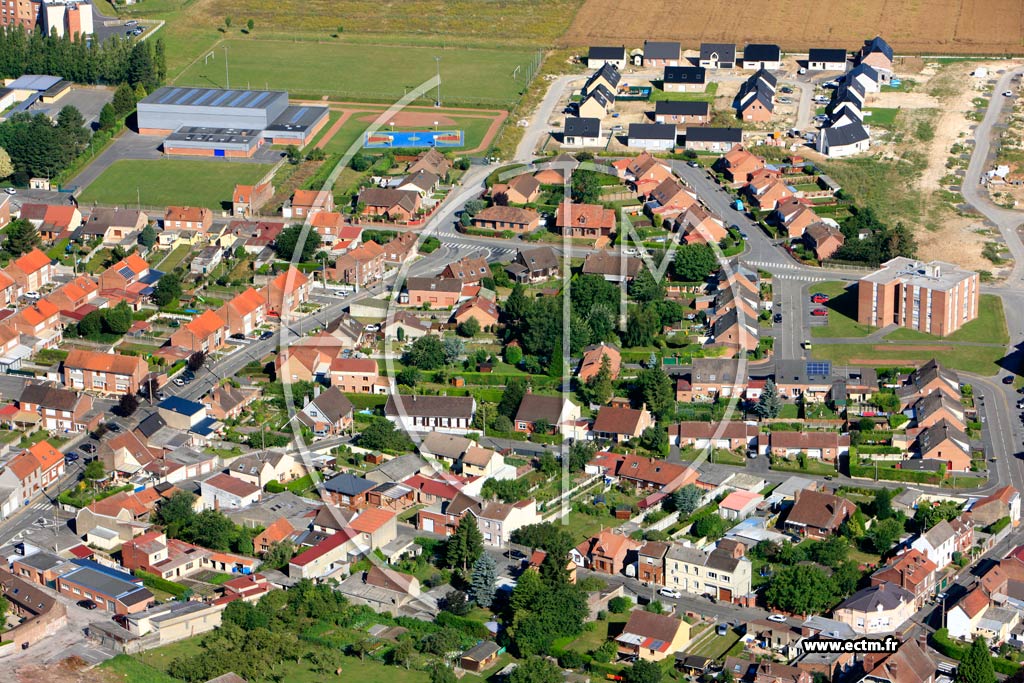 Photo arienne de Vendin-le-Vieil (Nord)