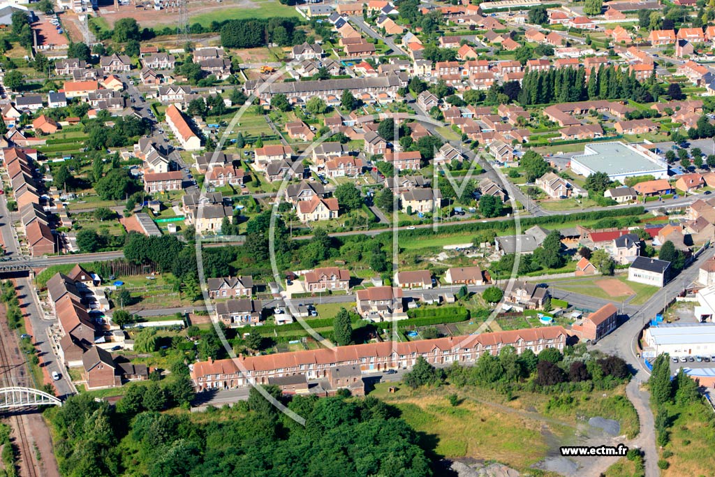 Photo arienne de Vendin-le-Vieil (Quartier Edouard Vaillant)