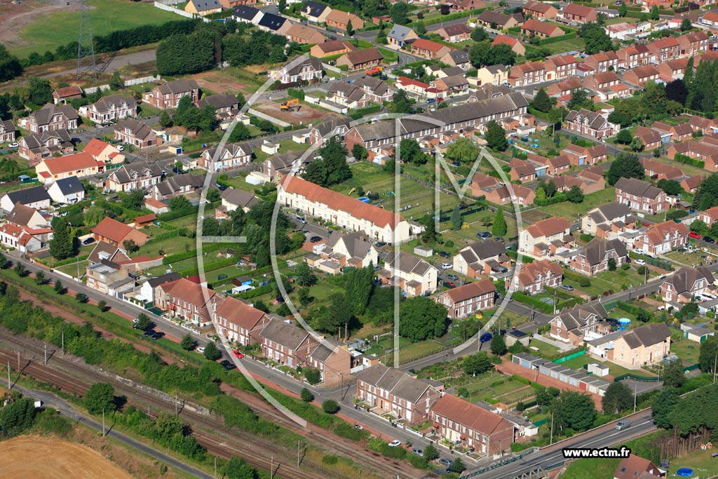 Photo arienne de Vendin-le-Vieil (Quartier Edouard Vaillant)