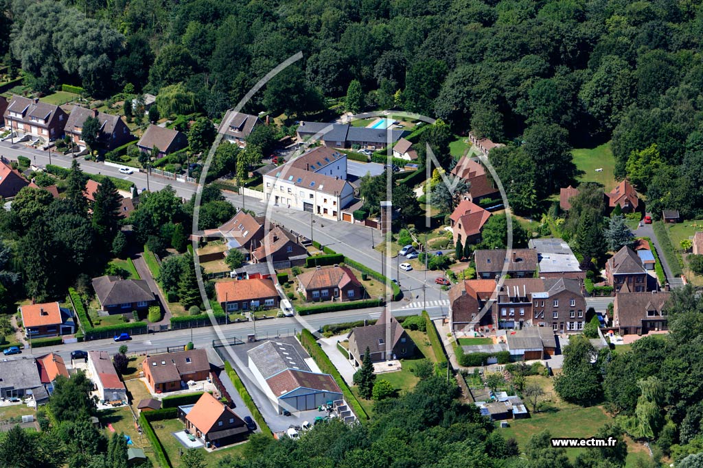 Photo arienne de Wahagnies
