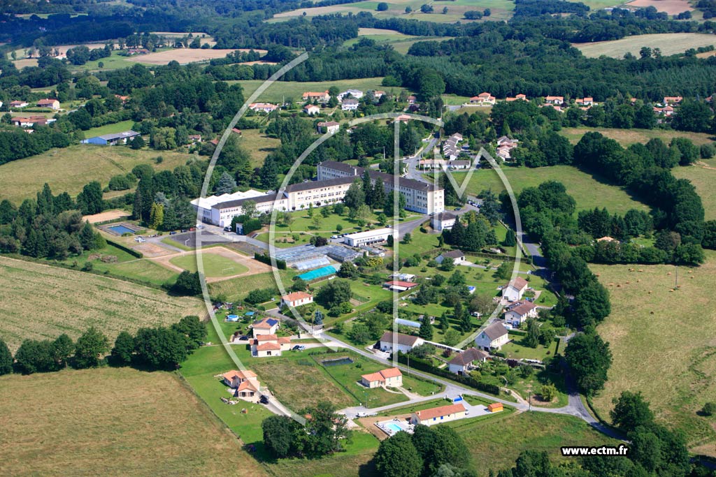 Photo arienne de Aixe-sur-Vienne (Pompadour)