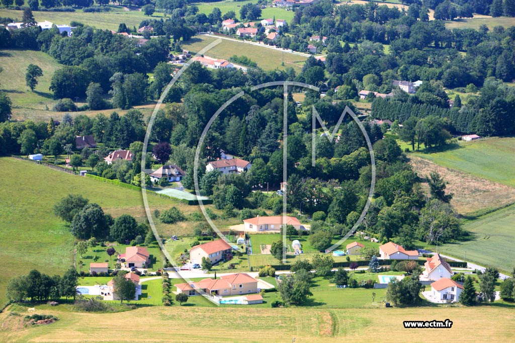 Photo arienne de Boisseuil (La Combe)