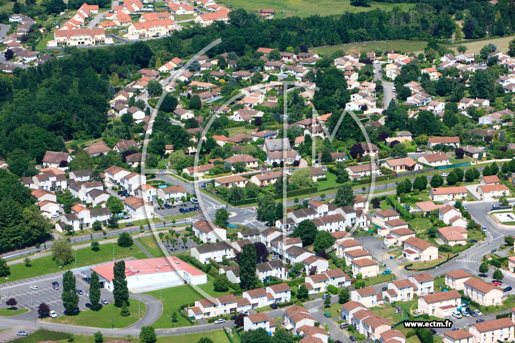 Photo arienne de Condat-sur-Vienne