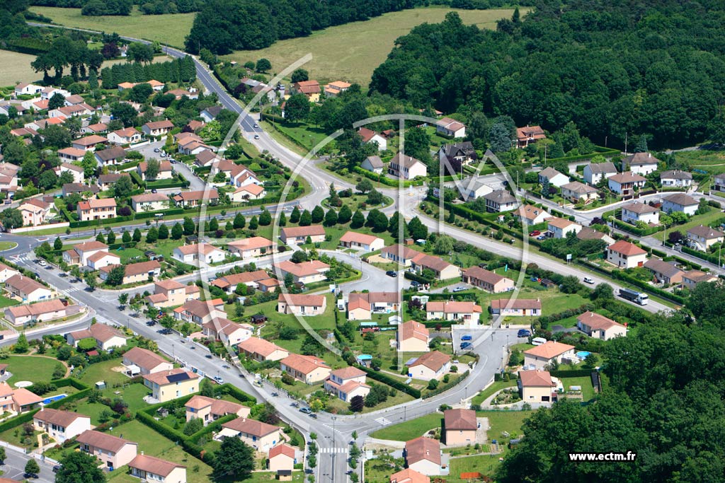 Photo arienne de Condat-sur-Vienne
