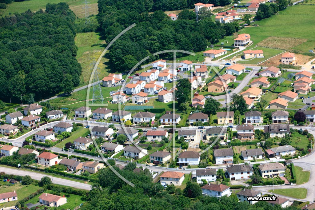 Photo arienne de Condat-sur-Vienne