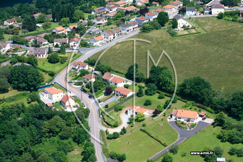 Photo arienne de Condat-sur-Vienne