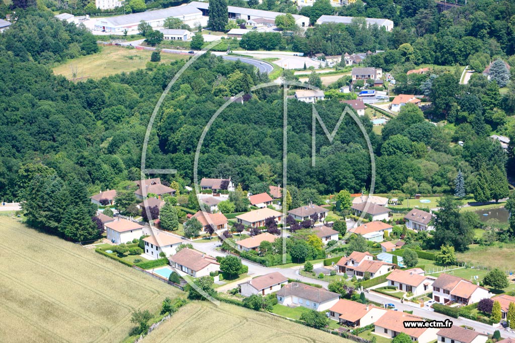 Photo arienne de Condat-sur-Vienne (La Sapinire)