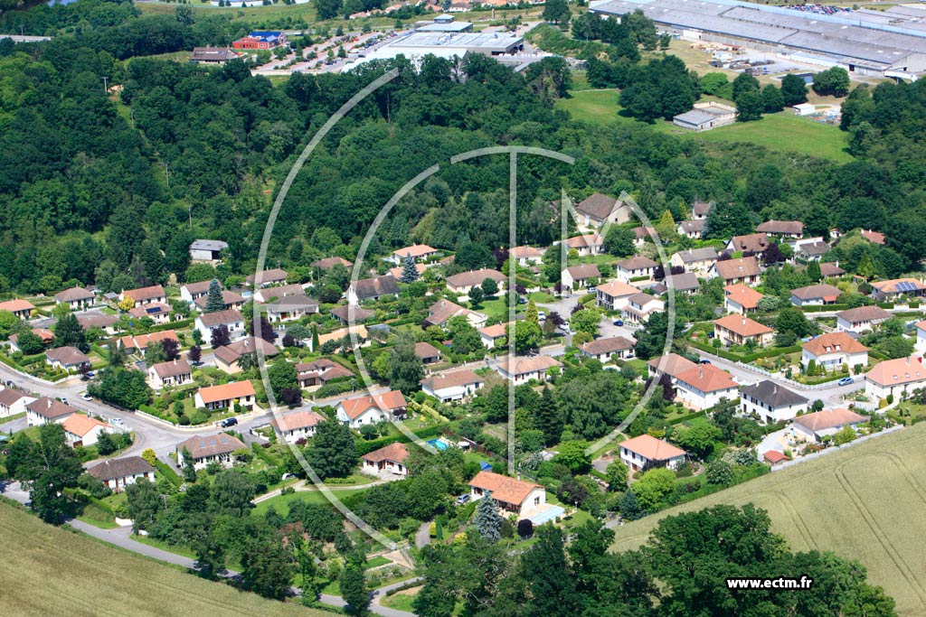 Photo arienne de Condat-sur-Vienne (La Sapinire)