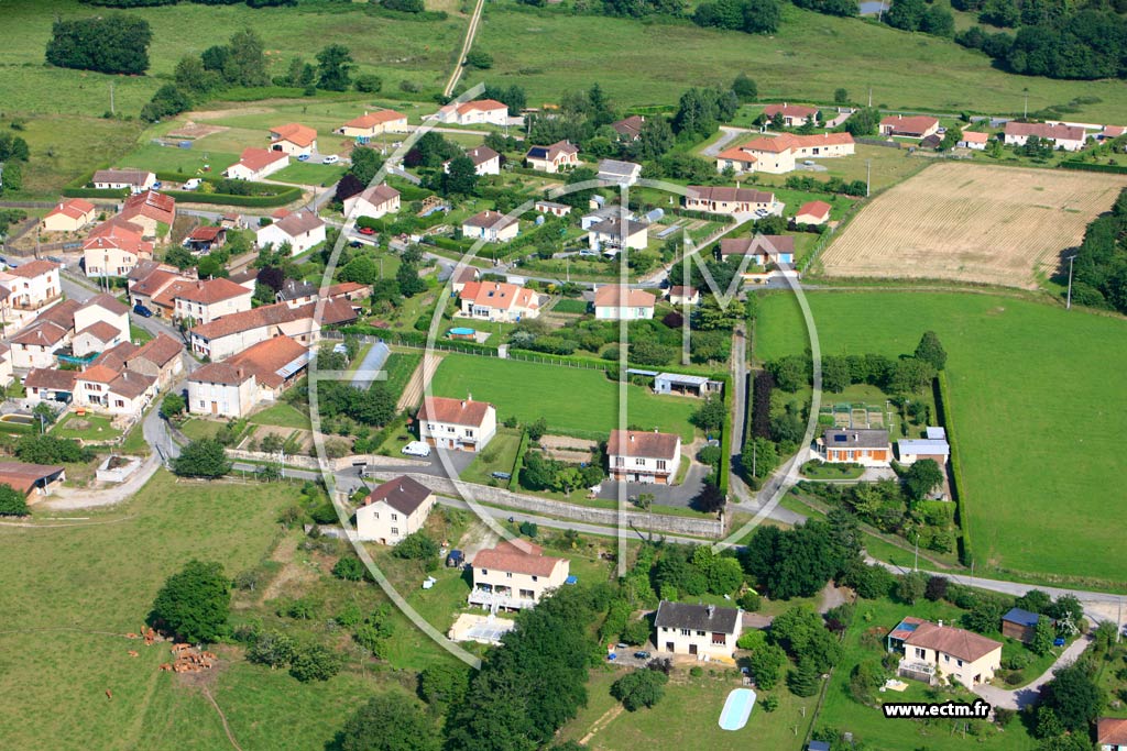 Photo arienne de Jourgnac (Banneix)