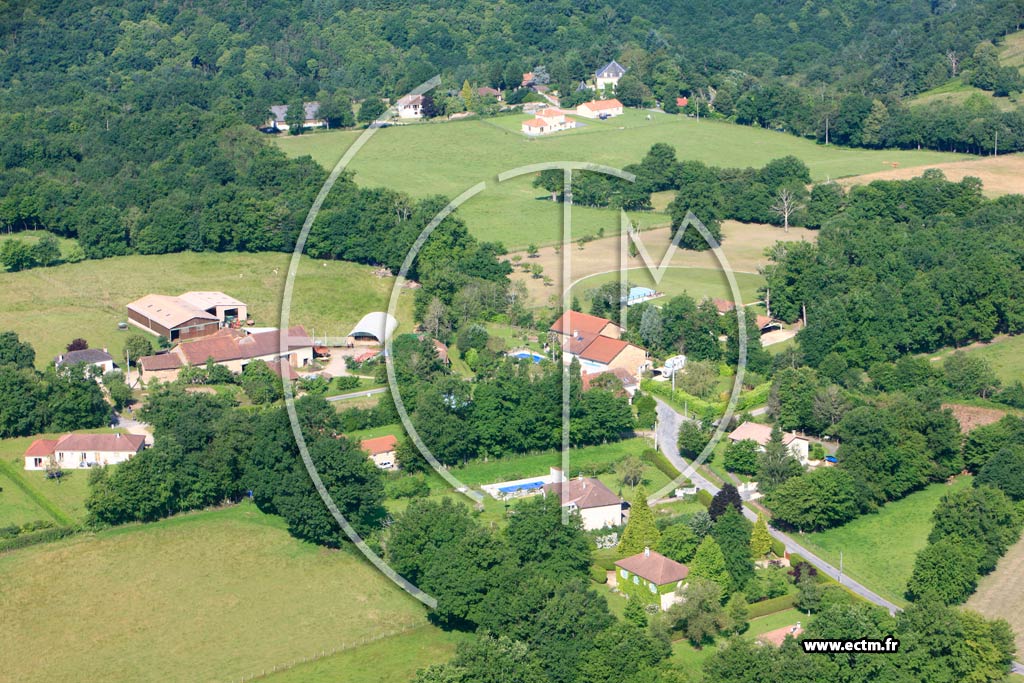 Photo arienne de Jourgnac (Fenerole)