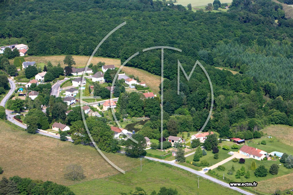 Photo arienne de La Geneytouse (Les Allois)