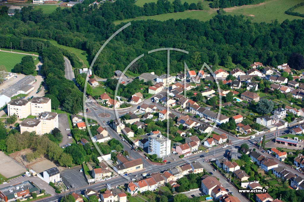 Photo arienne de Limoges (Beaublanc)