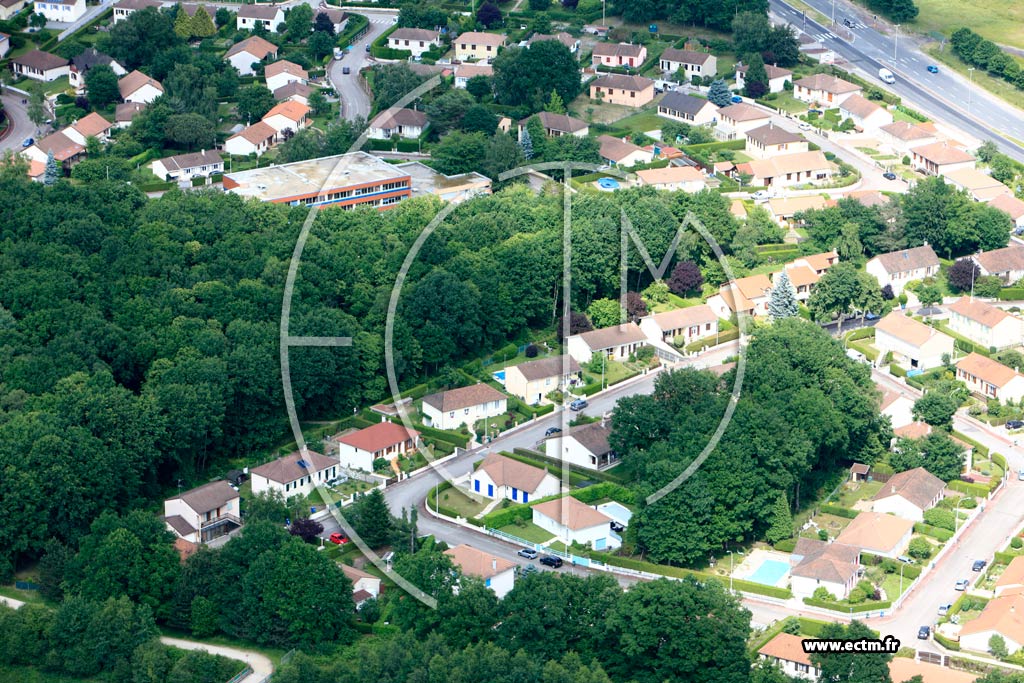 Photo arienne de Limoges (Beaubreuil)